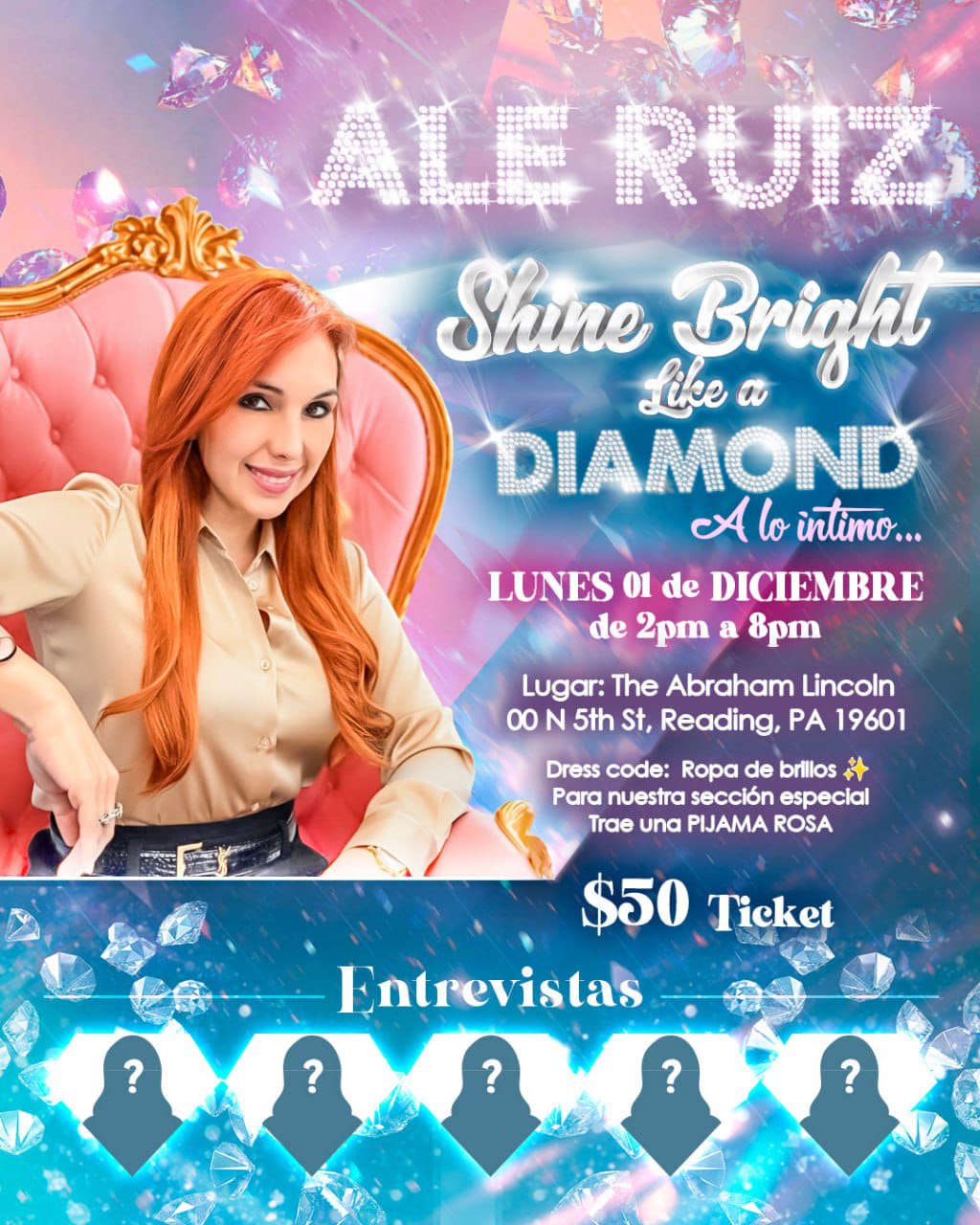 Ticket to Shine Bright Like a Diamond